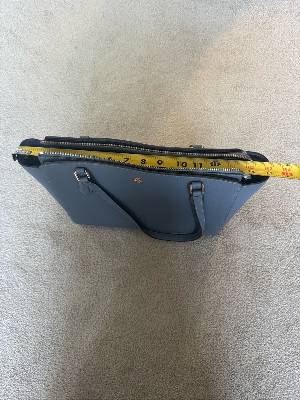 Tory Burch blue hand bag - Picture 9 of 12